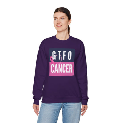 "GTFO Cancer" Heart Sweatshirt