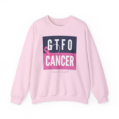 "GTFO Cancer" Heart Sweatshirt