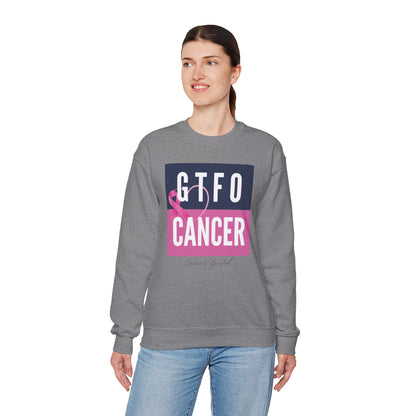 "GTFO Cancer" Heart Sweatshirt