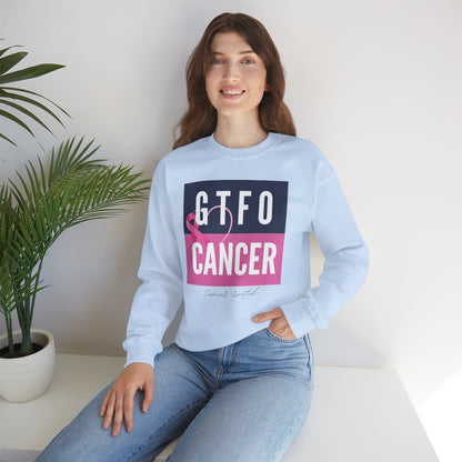 "GTFO Cancer" Heart Sweatshirt