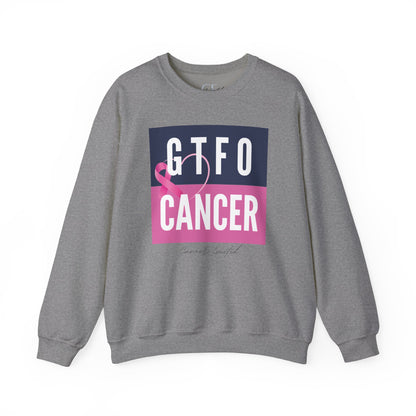 "GTFO Cancer" Heart Sweatshirt