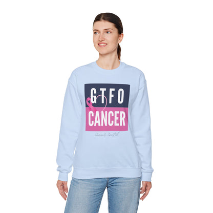 "GTFO Cancer" Heart Sweatshirt