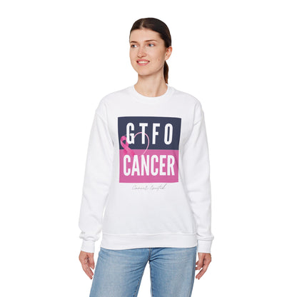 "GTFO Cancer" Heart Sweatshirt