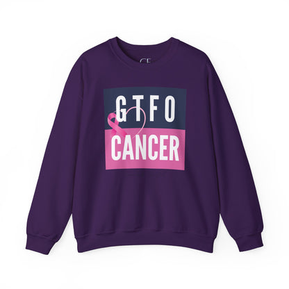 "GTFO Cancer" Heart Sweatshirt