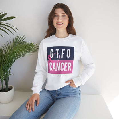 "GTFO Cancer" Heart Sweatshirt